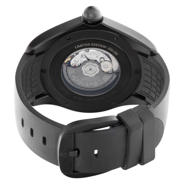 Corum Bubble "Mexican Skull" 082.310.98/0371 SM01 Black PVD Black dial 48mm Auto