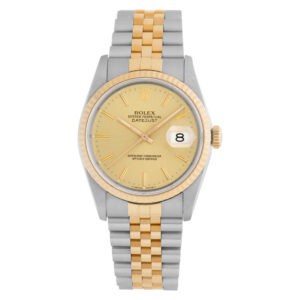 Rolex Datejust 16233 18k & Stainless Steel Champagne dial 36mm Automatic watch