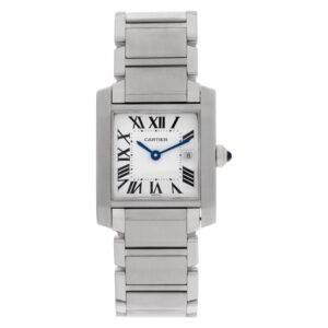 Cartier Tank Francaise W51011Q3 stainless steel 25mm Quartz watch