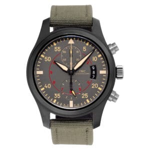 IWC Pilots Chronograph "Top Gun Miramar" IW388002 titanium & ceramic Gray dial 4