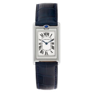 Cartier Basculante W1011358 Stainless Steel White dial 32mm Manual watch