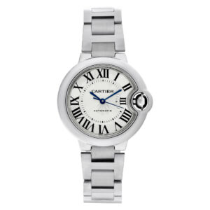 Cartier Ballon Bleu 348349VX Stainless Steel Silver dial 33mm Automatic watch