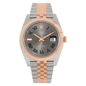 Rolex Datejust 126331 18k rose gold & stainless steel 41mm auto watch