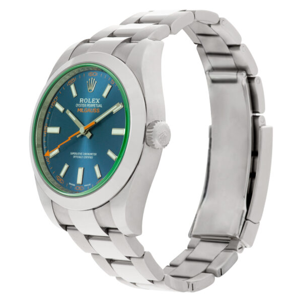 Rolex Milgauss 116400GV stainless steel 40mm auto watch