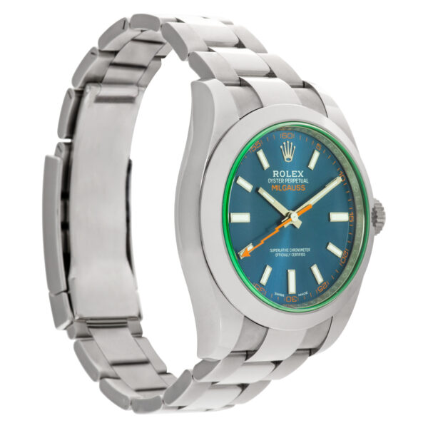 Rolex Milgauss 116400GV stainless steel 40mm auto watch