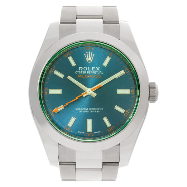 Rolex Milgauss 116400GV stainless steel 40mm auto watch