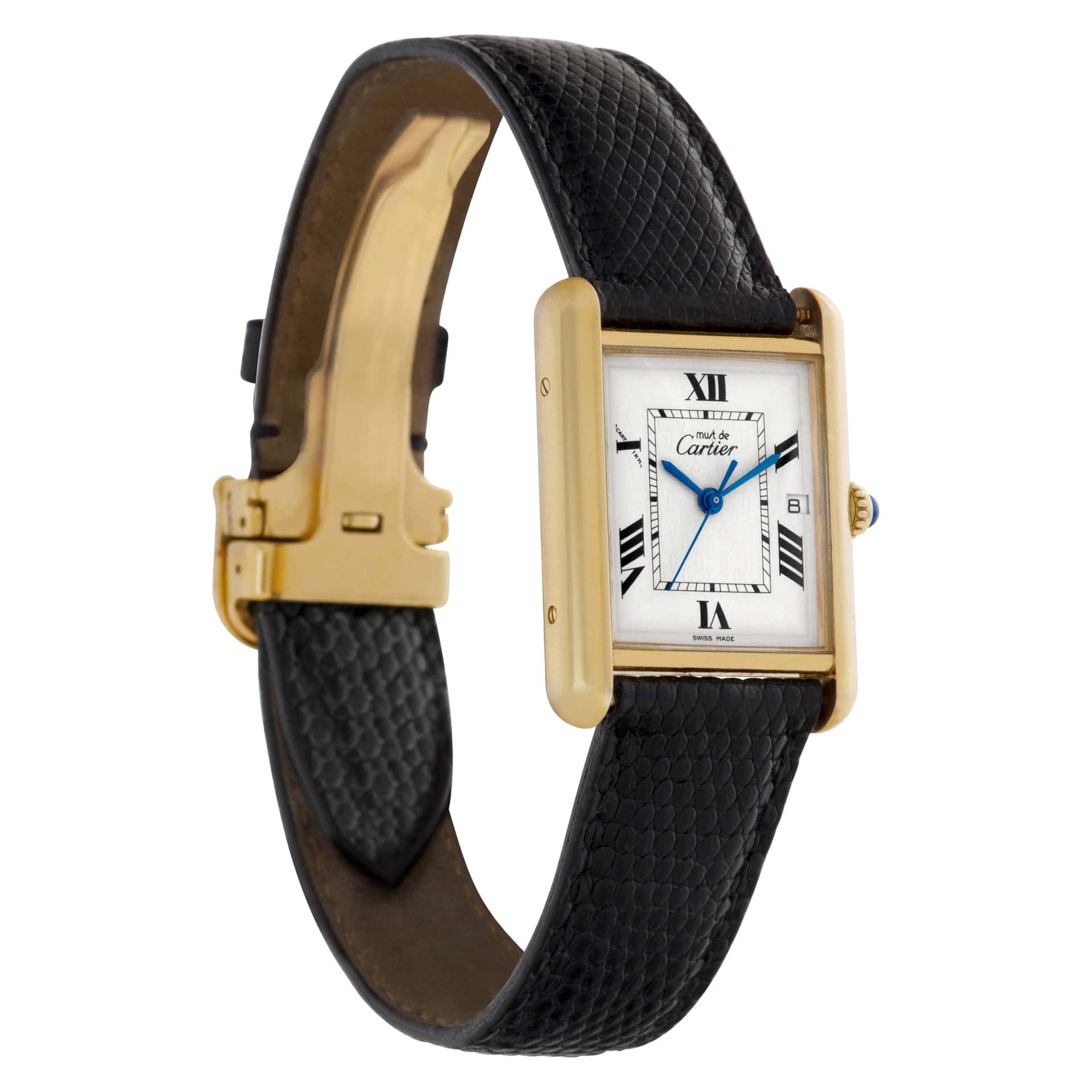 Cartier Vermeil Tank Watch - 4 For Sale on 1stDibs