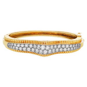 Diamond bracelet in 18k yellow gold