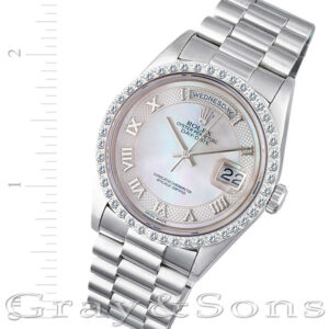 Rolex Day-Date 18206 platinum 36mm auto watch