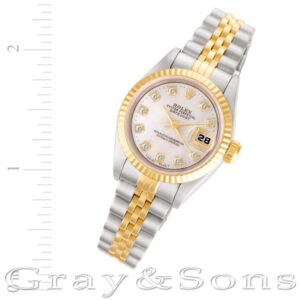 Rolex Datejust 69173 18k & steel 26mm auto watch