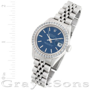 Rolex Date 79240 stainless steel 26mm auto watch