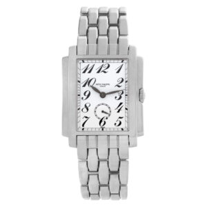 Patek Philippe Gondolo 5024-1 18k White Gold White dial 30mm Manual watch