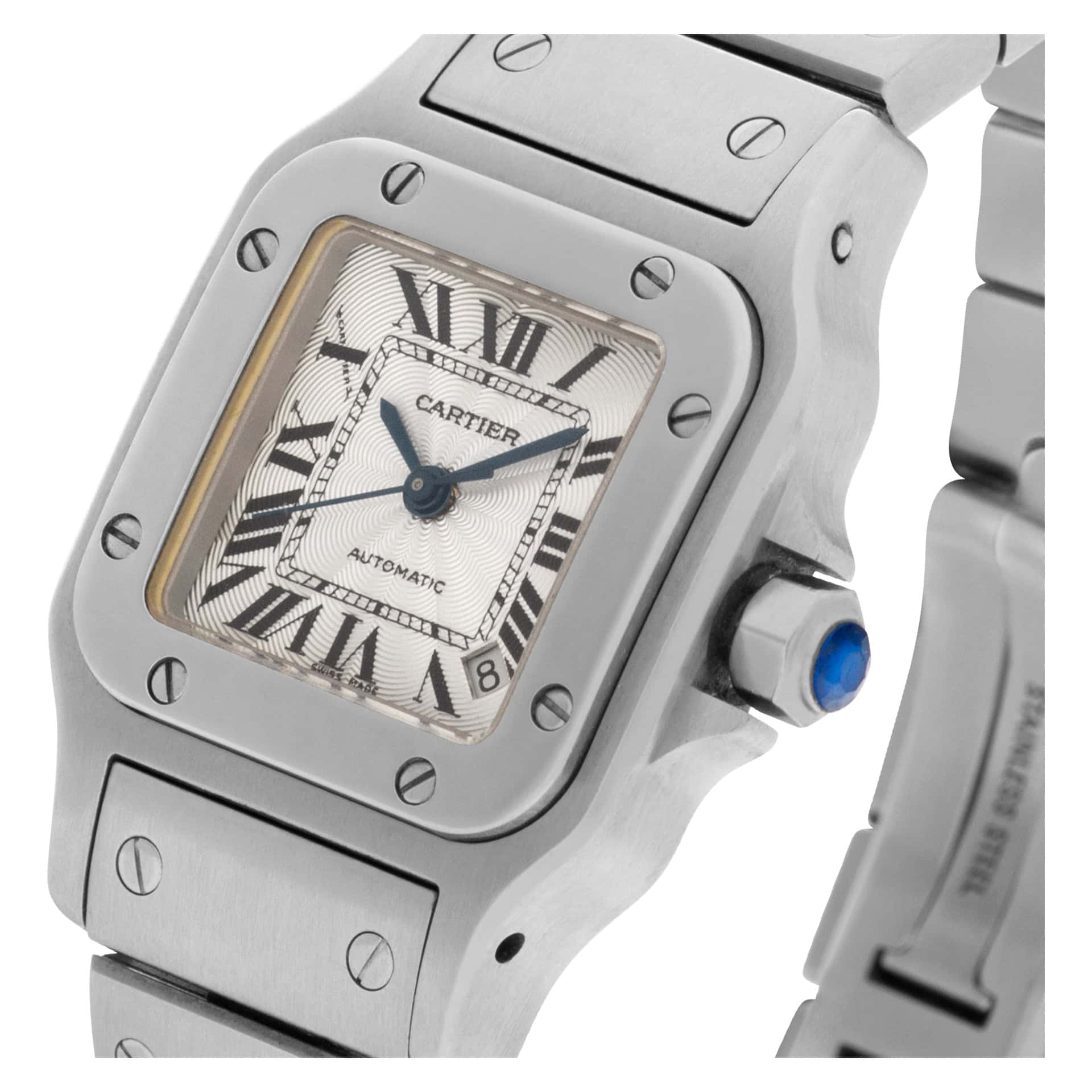 Cartier Santos W20054D6 stainless steel 24mm auto watch Luxury