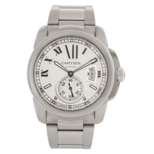 Cartier Calibre 3389 stainless steel 42mm auto watch