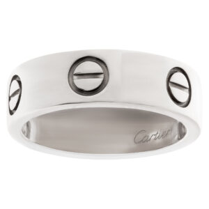 Cartier Love Ring In 18k White Gold