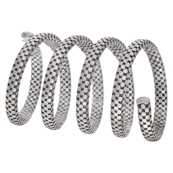 John Hardy Triple Coil dot braclet in sterling silver