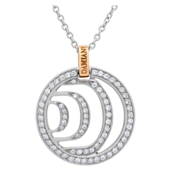 Damiani diamond pendant necklace