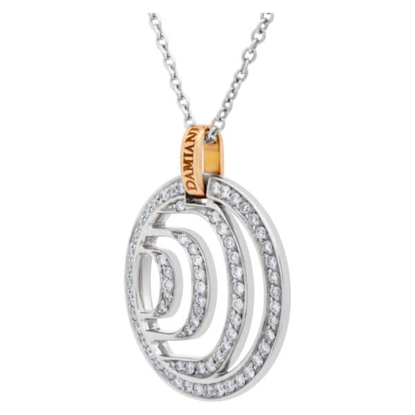 Damiani diamond pendant necklace