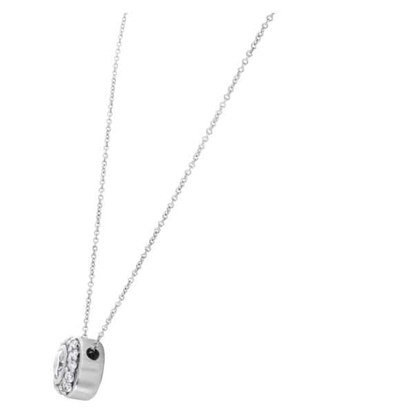 Diamond necklace in 14k white gold