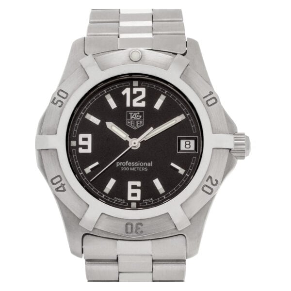 Tag Heuer Professional WN1110 stainless steel 37mm Quartz watch