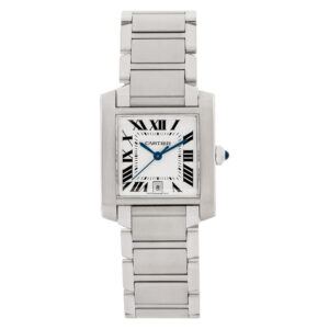 Cartier Tank Francaise W51002Q3 stainless steel 28mm auto watch