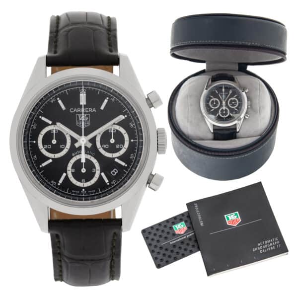 Tag Heuer Carrera CV2113-0 stainless steel 39mm auto watch