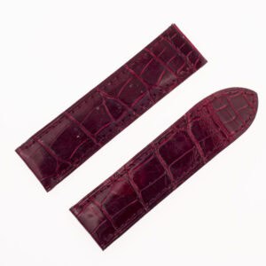 Cartier burgundy/bourdeaux alligator strap (18mm x 18mm)