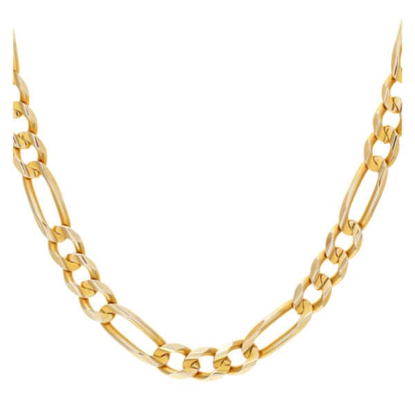 Figaro link necklace in 14k, 20"