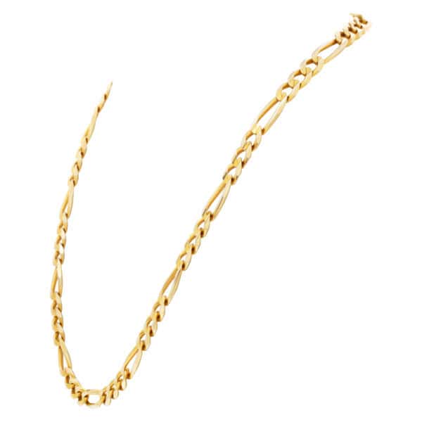 Figaro link necklace in 14k, 20"