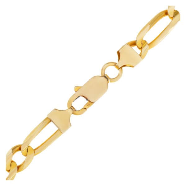 Figaro link necklace in 14k, 20"