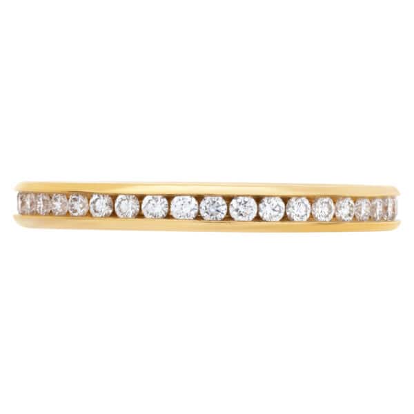 Tiffany & Co. solste full eternity diamond ring in 18k