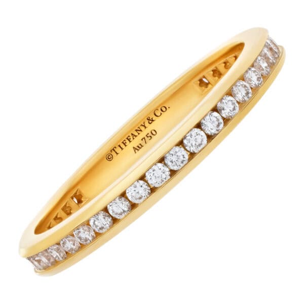 Tiffany & Co. solste full eternity diamond ring in 18k