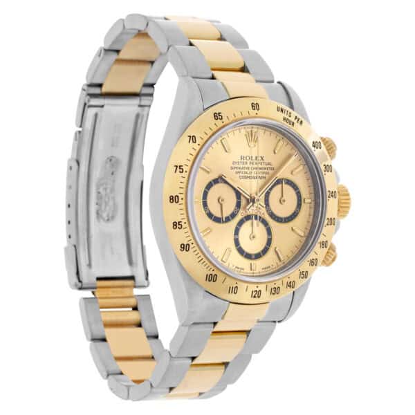 Rolex Daytona 16523 18k & steel 40mm auto watch