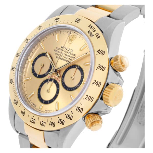 Rolex Daytona 16523 18k & steel 40mm auto watch