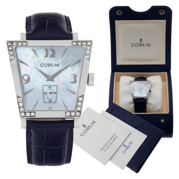 Corum Trapeze 106 405 47 stainless & carbon fiber 40mm Quartz watch