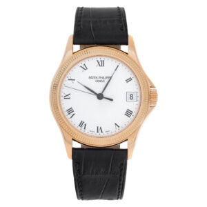 Patek Philippe Calatrava 5117R-001 18k rose gold 37mm auto watch