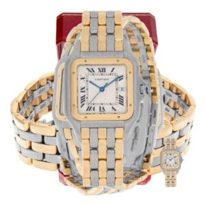 Cartier Panthere 187957 18k & steel 30mm Quartz watch