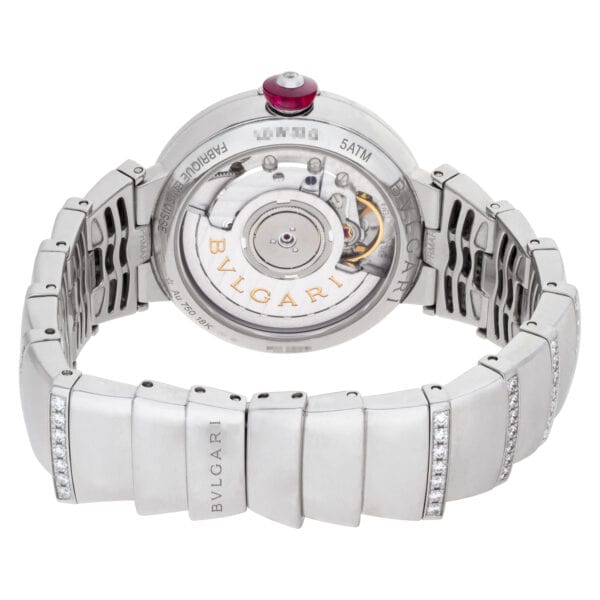 Bvlgari Classic LU W 33 G 18k white gold 33mm auto watch