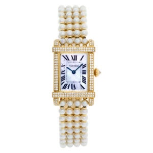 Cartier Tank Chinoise 2305 18k 19mm Quartz watch