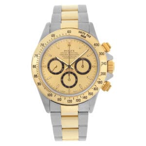 Rolex Daytona 16523 18k & steel 40mm auto watch