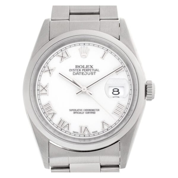 Rolex Datejust 16200 stainless steel 36mm auto watch