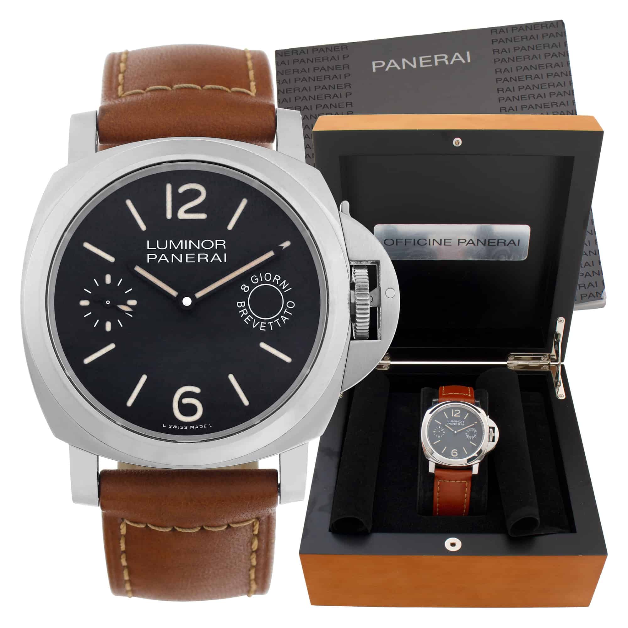 Panerai Luminor PAM00590 stainless steel 44mm Manual watch