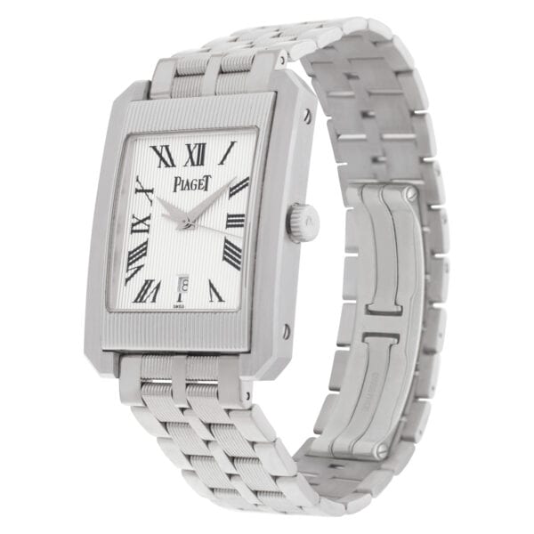 Piaget Protocol 26100 18k white gold 31.5mm auto watch