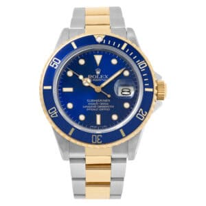 Rolex Submariner 16803 18k & steel 40mm auto watch