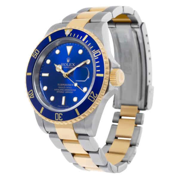 Rolex Submariner 16613 18k & steel 40mm auto watch