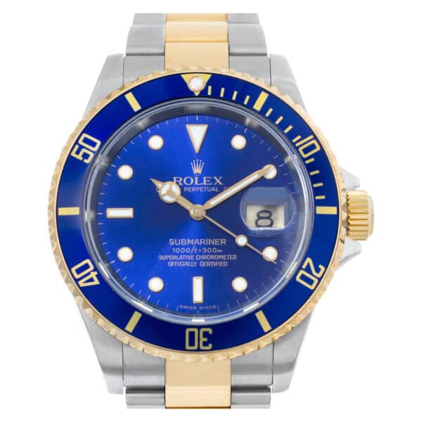 Rolex Submariner 16613 18k & steel 40mm auto watch