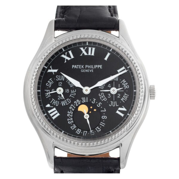 Patek Philippe Perpetual Calendar 5038 18k white gold 36mm auto watch