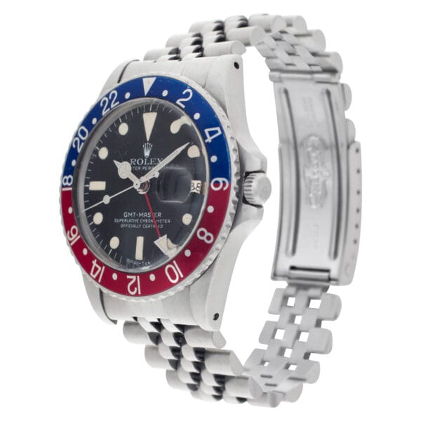 Rolex GMT Master Pepsi 1675 stainless steel 40mm auto watch