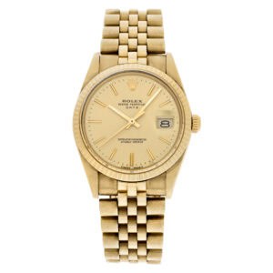 Rolex Date 15037 14k 34mm auto watch